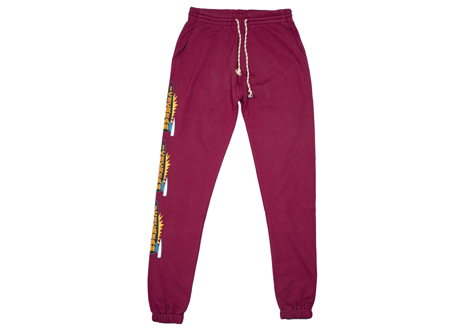 Ice Cream Cherry Pant in Burgundy