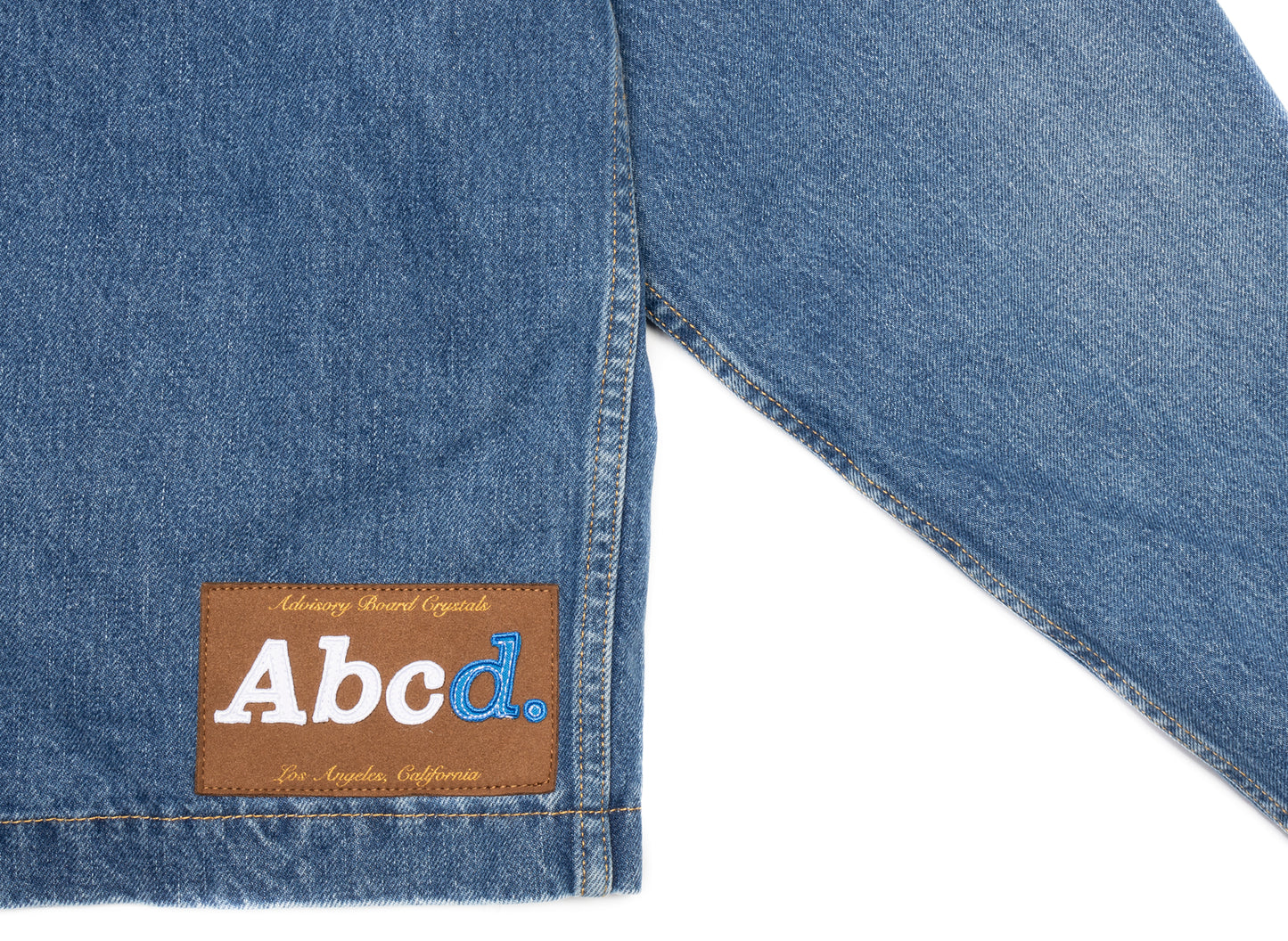 Advisory Board Crystals Quilted Denim Jacket