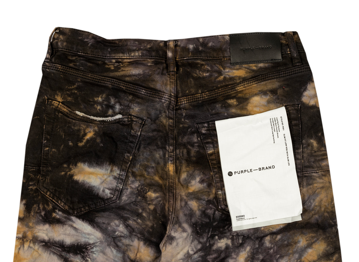 Cravate tie-dye Purple Brand