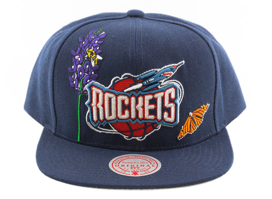 Mitchell & Ness x NBA State Flower Snapback 'Houston Rockets'
