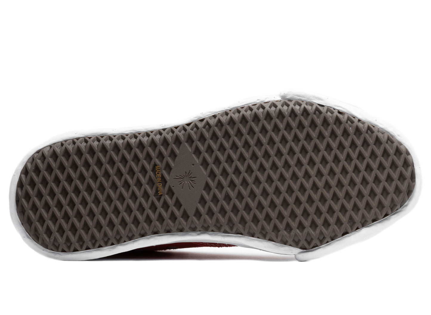 Maison Mihara Yasuhiro High Top Lace Up Sneaker in Orange