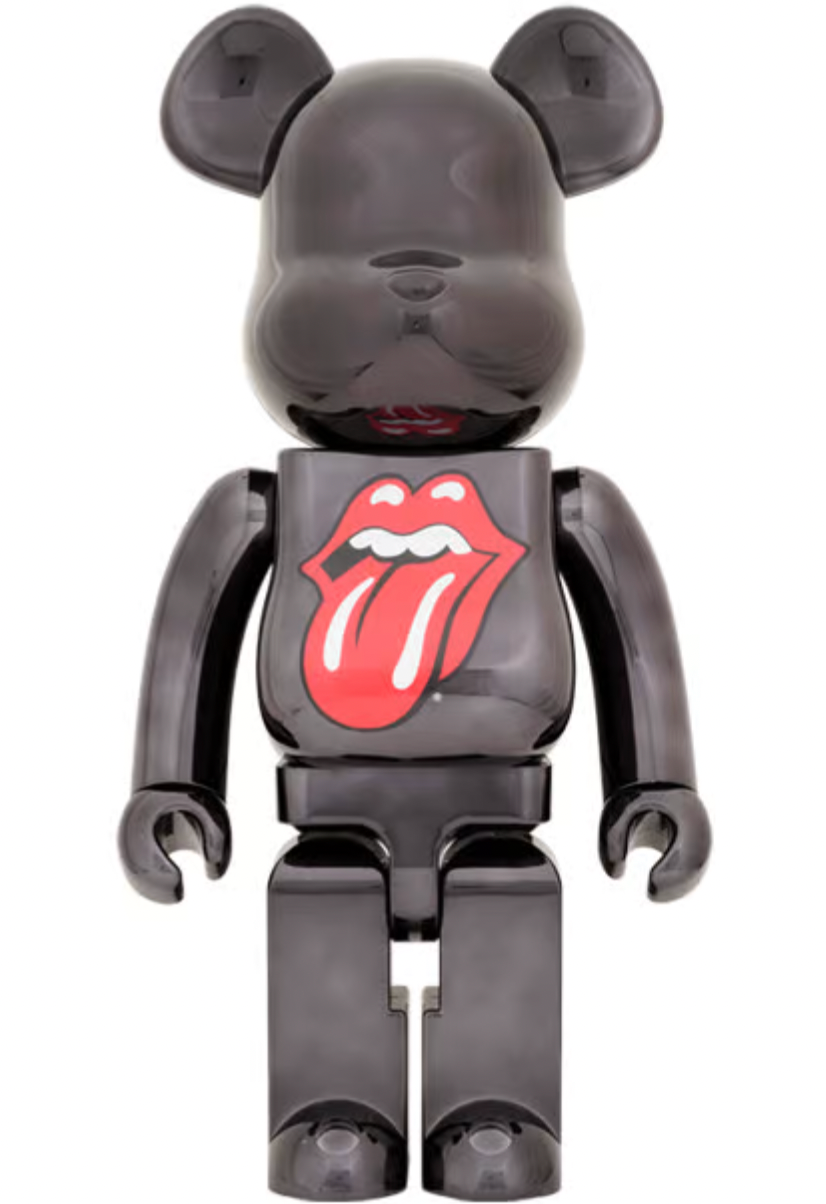 Medicom BE@RBRICK Rolling Stones 1000% 'Black Chrome Version'