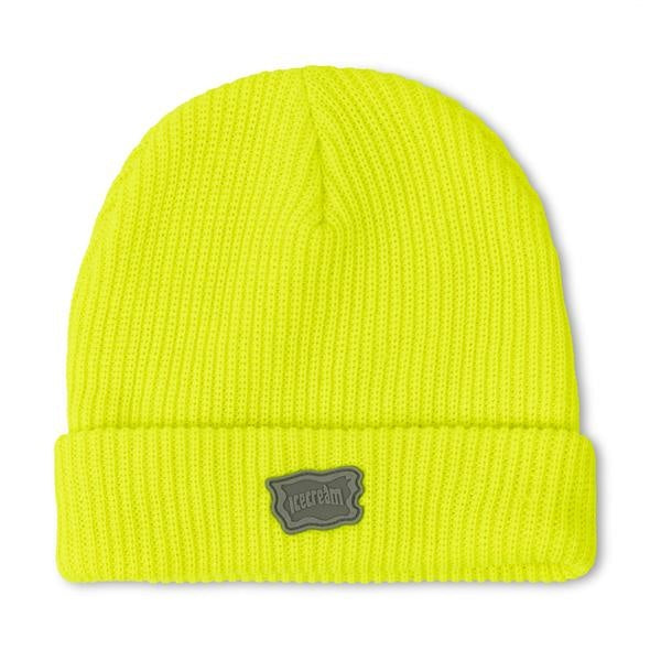 Ice Cream Dune Knit Cap in Yellow