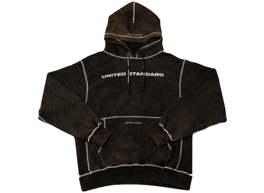 United Standard Logo Acid Hoodie