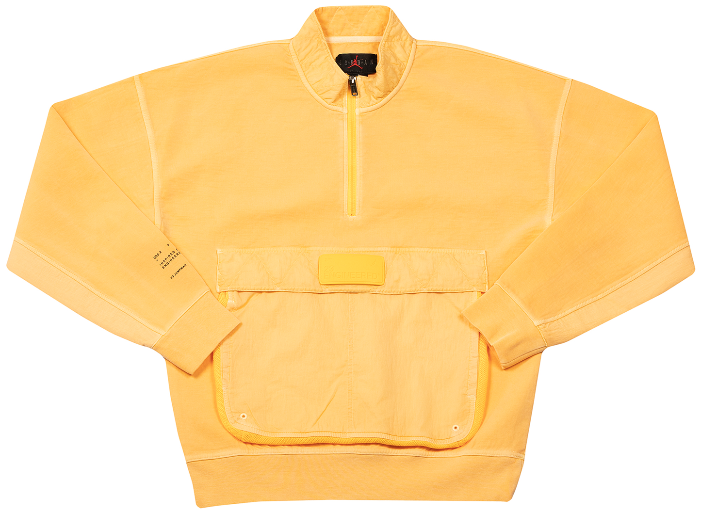 Jordan 23 Engineered Half-Zip Jacket in Orange