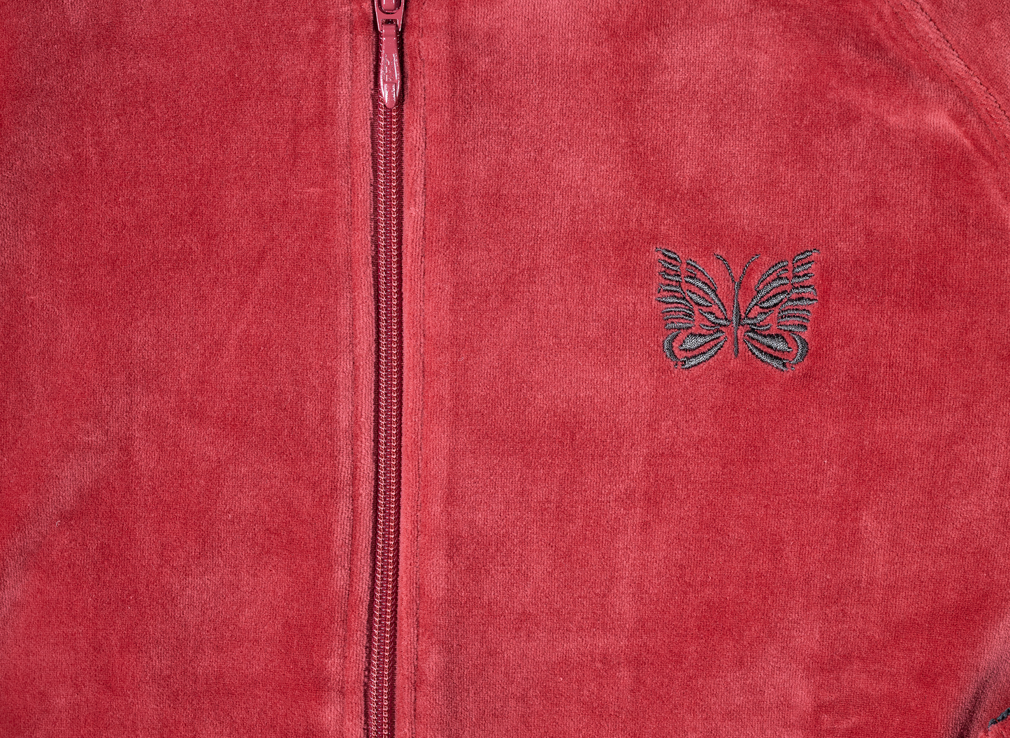 Needles Rib Collar Velour Track Jacket