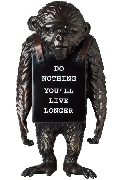 Medicom Toy Monkey Sign Bronze Statue BE@RBRICK