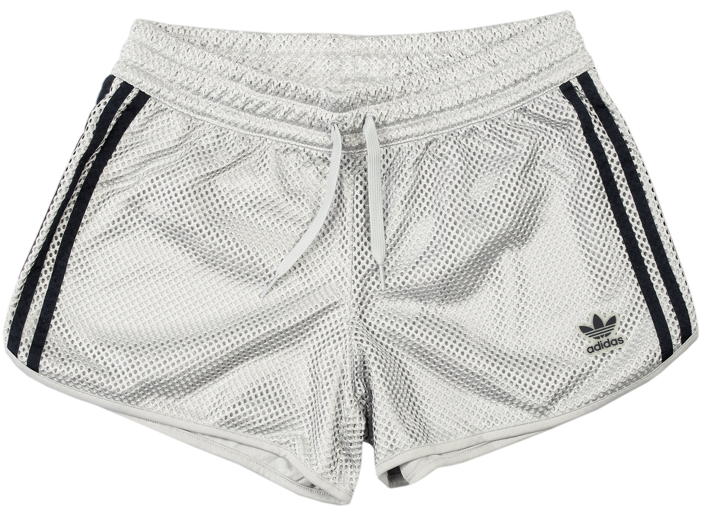 Shorts de malla Adidas en gris