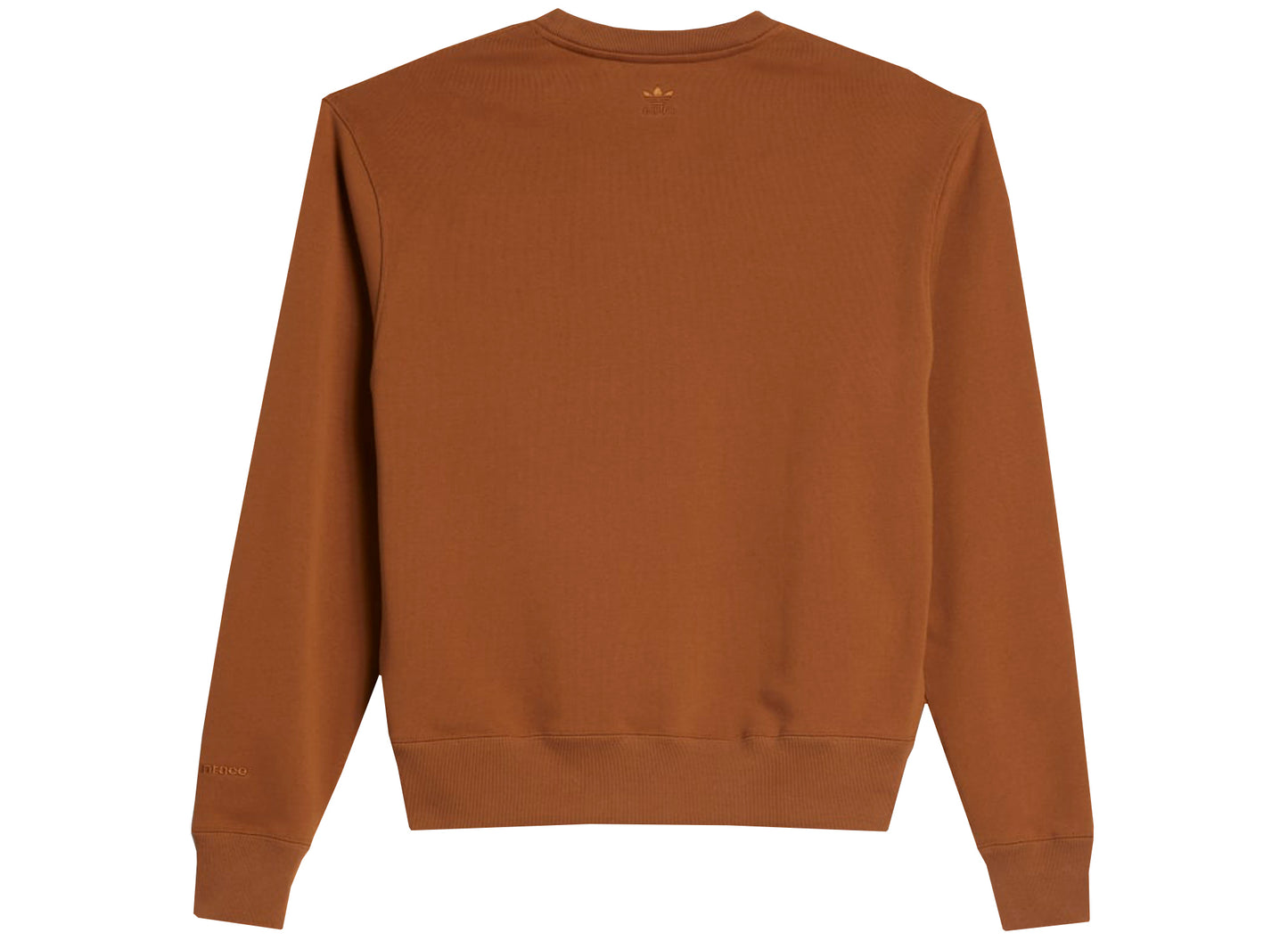 Sudadera de cuello redondo Adidas Pharrell Williams Humanrace Basics en marrón salvaje