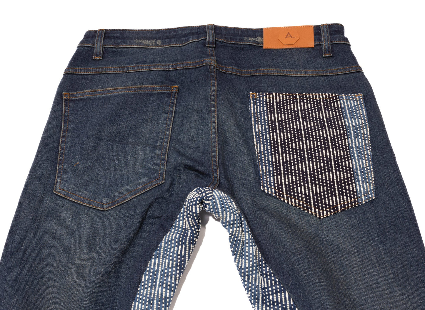 Alchemist Color Block Ringo Jeans in Dark Indigo