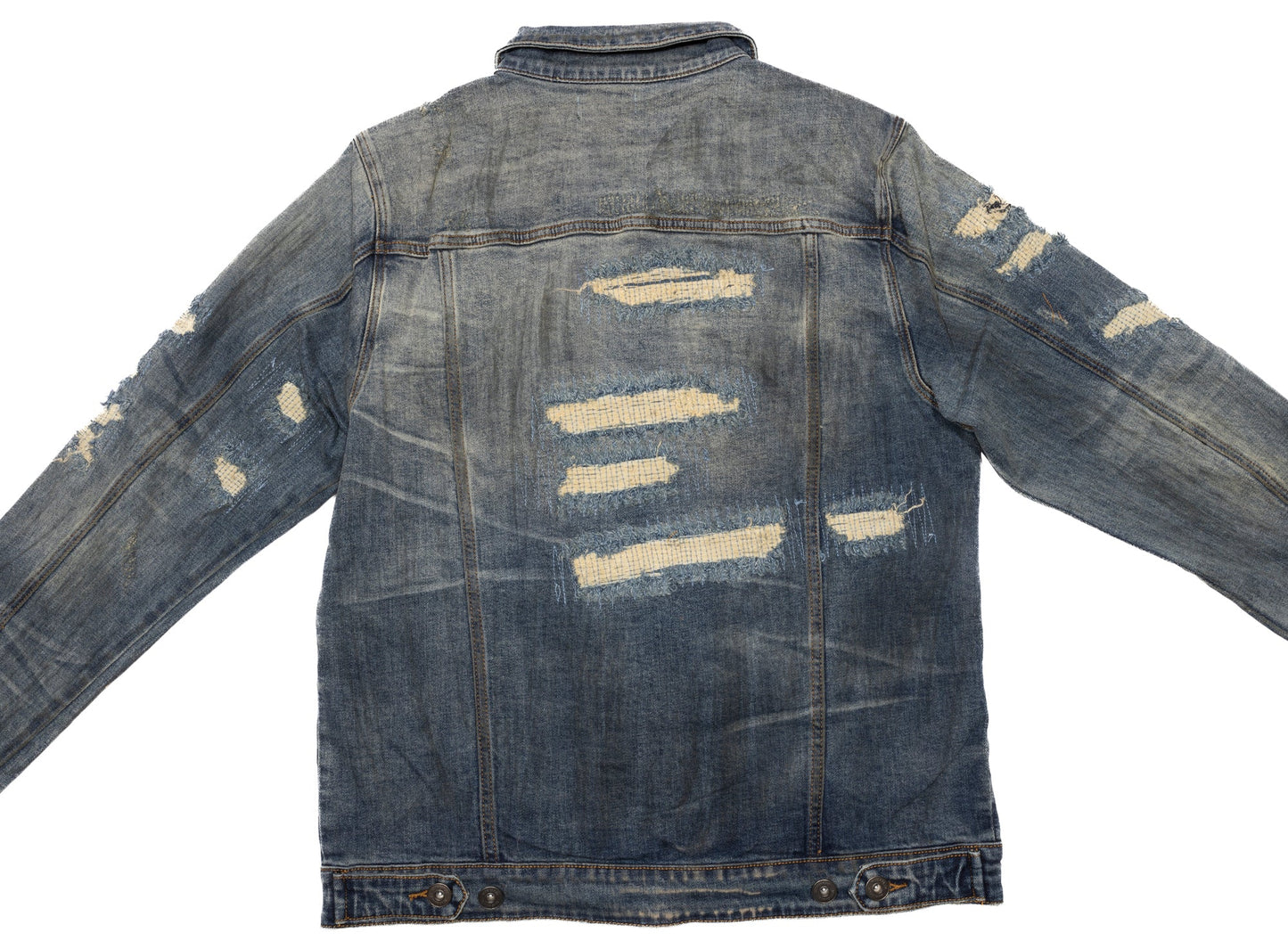 BLUECARATS Lagerfield Denim Jacket in Aged Indigo