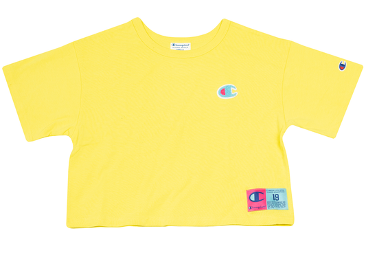 Champion Heritage Cropped Tee in Journey Yellow