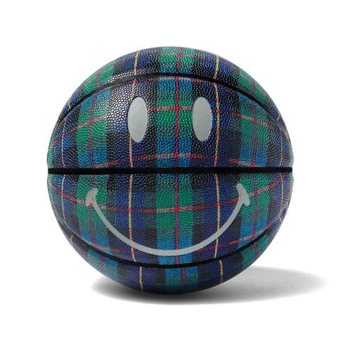 Chinatown Market Smiley Ivy League Tartan Plaid Smiley Basketball