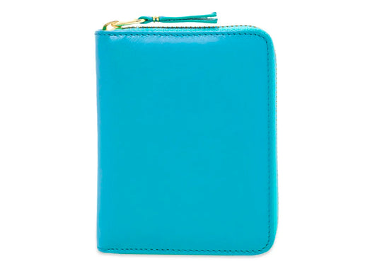 Comme des Garçons Classic Leather Wallet in Blue