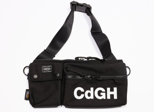 Comme des Garçons HOMME Cordura Porter Waistbag in Black