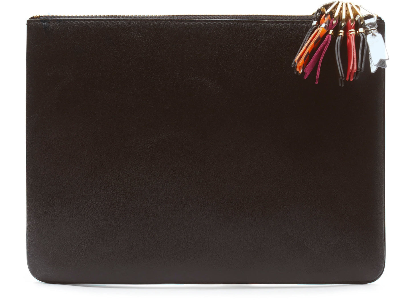 Comme des Garçon SA5100 Zipper Pull Wallet in Brown - view 2