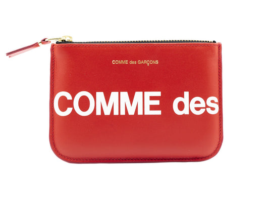Comme des Garçons Huge Logo Wallet 'Red'