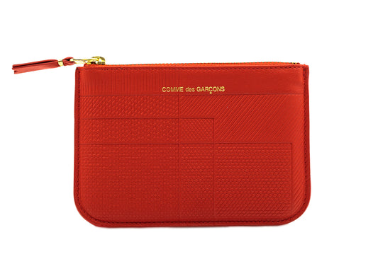 Comme des Garçons SA8100 Intersection Lines Wallet in Red