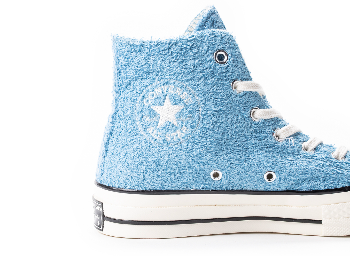 Converse Chuck Taylor All Star High 'Fuzzy Bunny' in Heritage Blue / Egret / Black