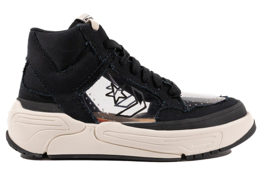 Converse x Joshua Vides Weapon CX Hi in Black / Clear