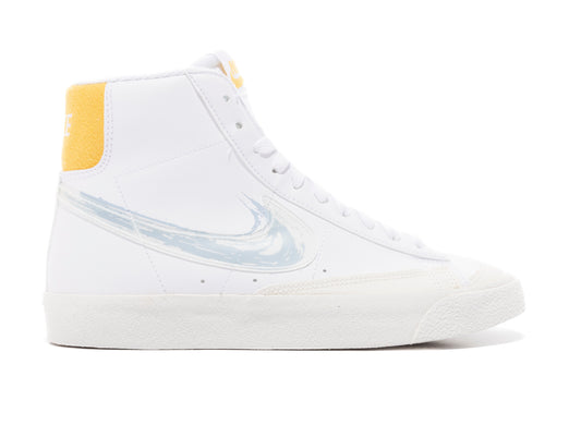 GS Nike Blazer Mid '77 in White / Royal Tint / Solar Flare / Sail