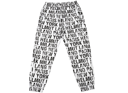 Helmut Lang All-Over Joggers in White