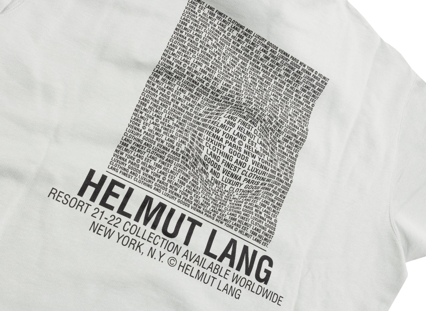 Sudadera con capucha Distort de Helmut Lang