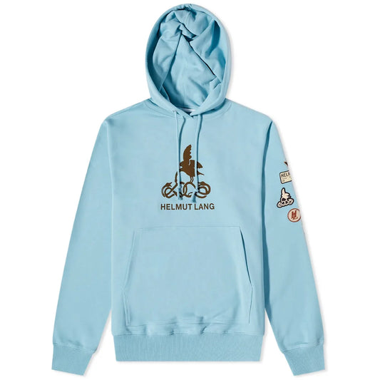 Helmut Lang Societas Hoodie in Topaz