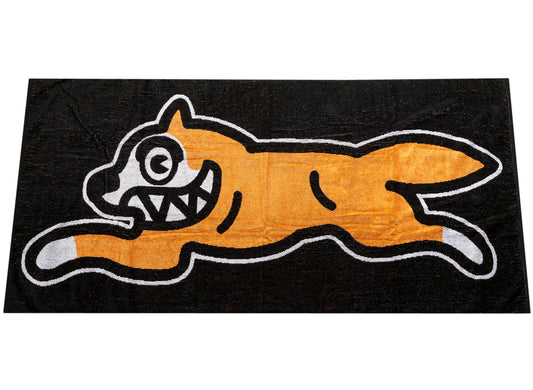 Ice Cream Beach Towel in Black