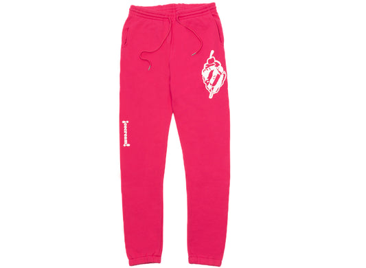 Ice Cream Chief Sweatpants in Pink Peacock
