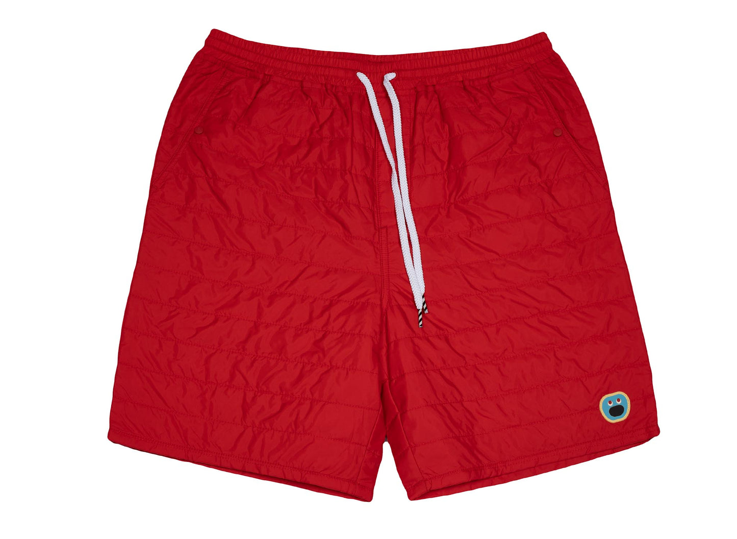 Short acolchado color crema