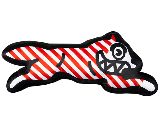 Ice Cream Striped Bass Pillow in White