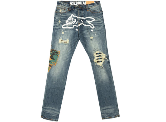 Ice Cream Yoshi Jeans in Blue Wash