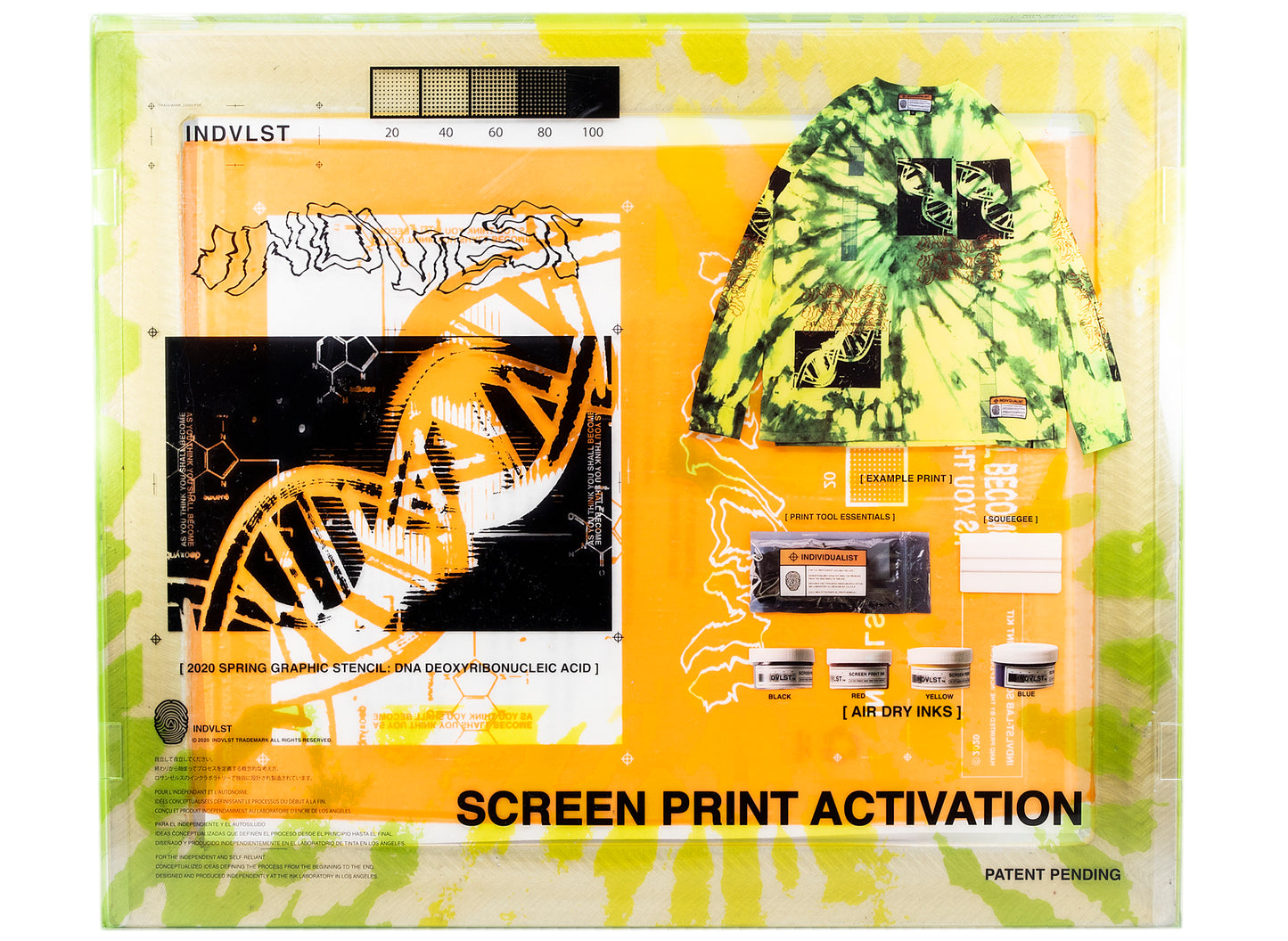 INDVLST Double Helix Long Sleeve Print Kit in White