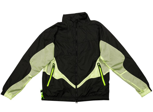 Jordan 23 Engineered Track Jacket in Black / Light Liquid Lime / Electric Green
