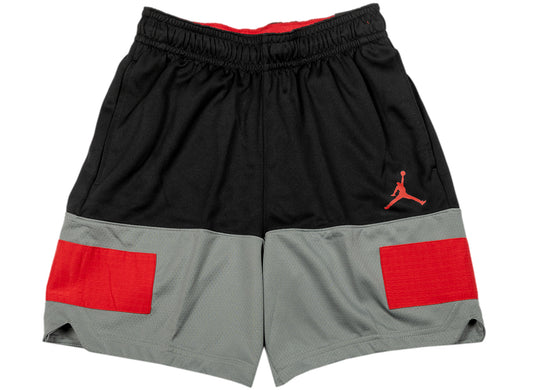 Jordan Dri-Fit Air Statement Shorts in Black / Smoke Grey / Gym Red