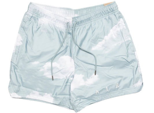Jordan Essentials Statement Poolside Shorts in Ocean Blue / White