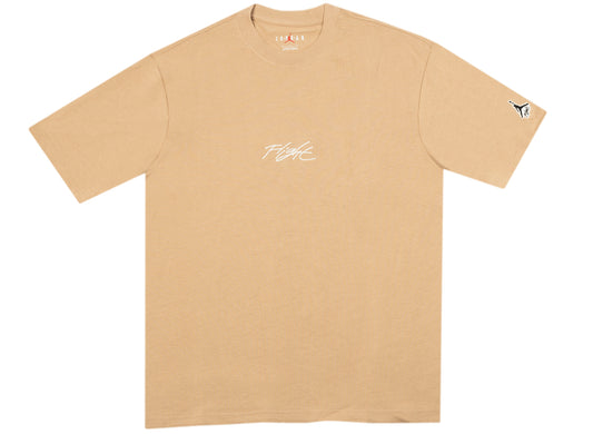 Jordan Flight Essentials S/S Graphic Tee in Hemp / Sail