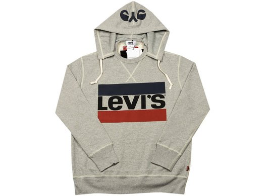 Junya Watanabe Comme des Garçons x Levi's Hooded Sweatshirt in Heather Grey