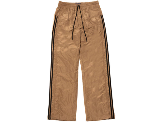 Just Don Polyester Trousers in Brown / Black