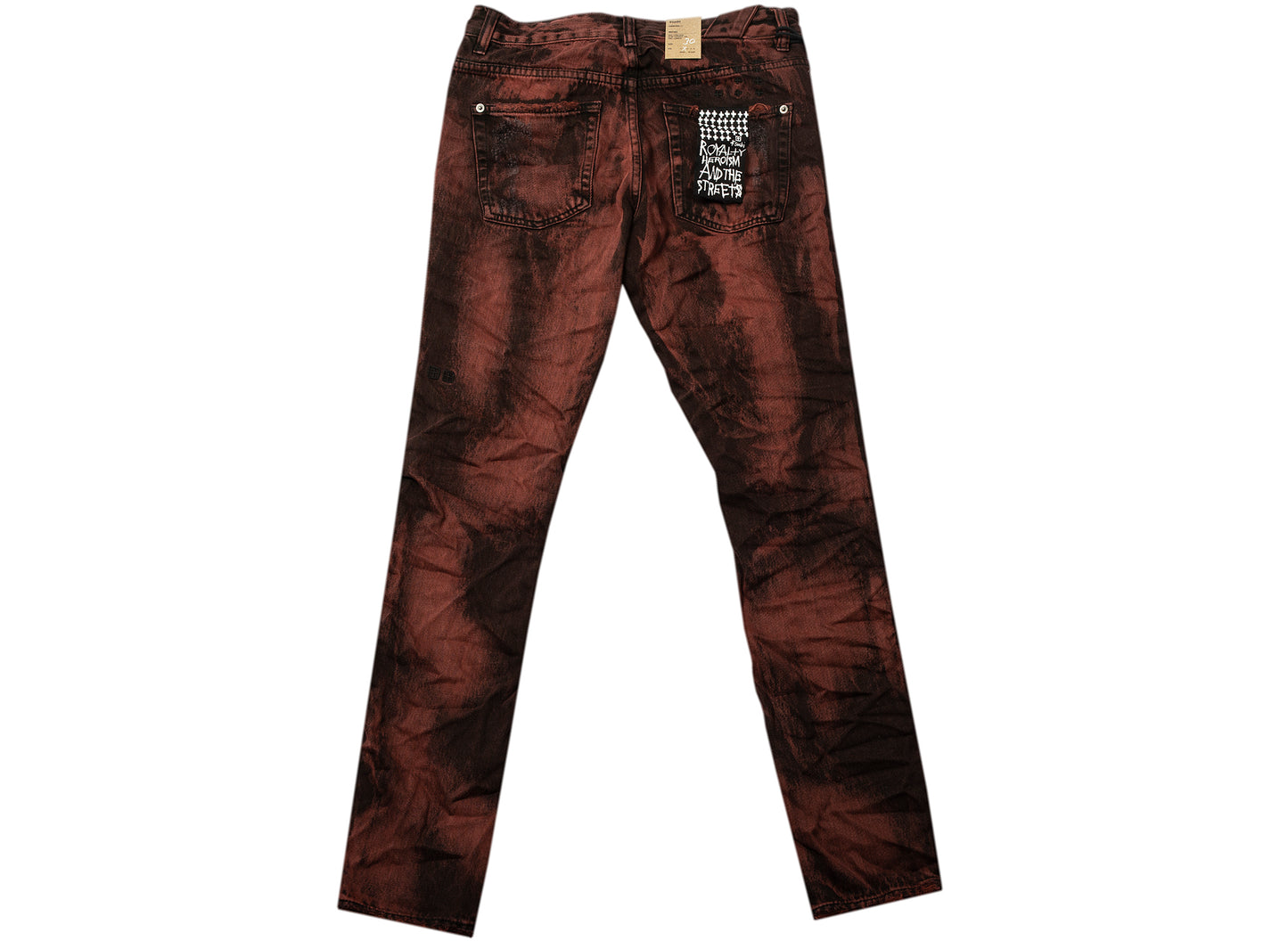 Ksubi Chitch Super Nature Jeans in Black / Red