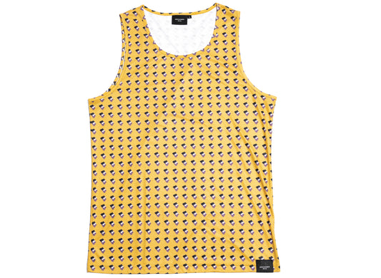 Love is Earth Bart Jersey in Yellow / Brown
