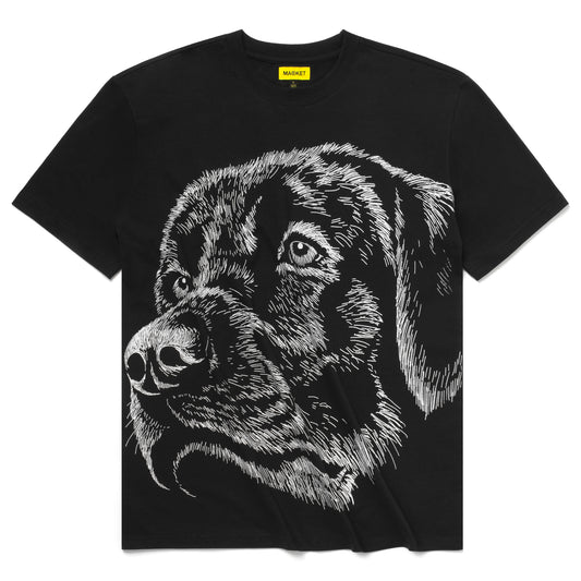 Market Guard Dog Maximum Security T-Shirt in Black