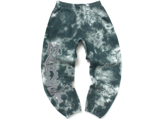 Market Tie-Dye Pocket Arc Sweatpants in Smoke Clouds
