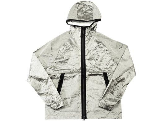 Men's Nike Sportswear Tech Pack Woven Hooded Jacket in Black / Volt