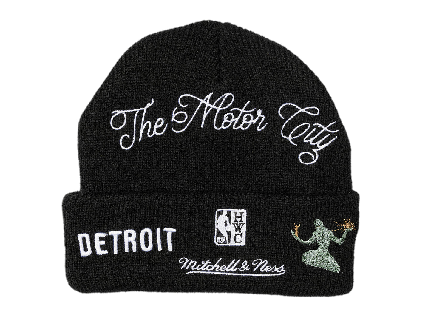 Mitchell & Ness NBA Hyperlocal Detroit Pistons Beanie
