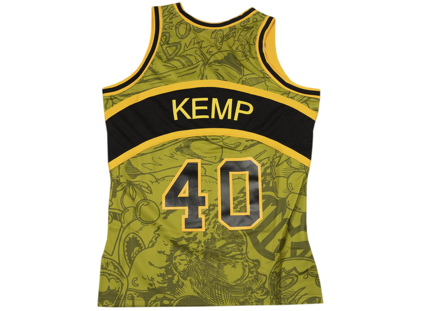 Mitchell & Ness x Hebru Brantley NBA Seattle Supersonics Jersey in Green