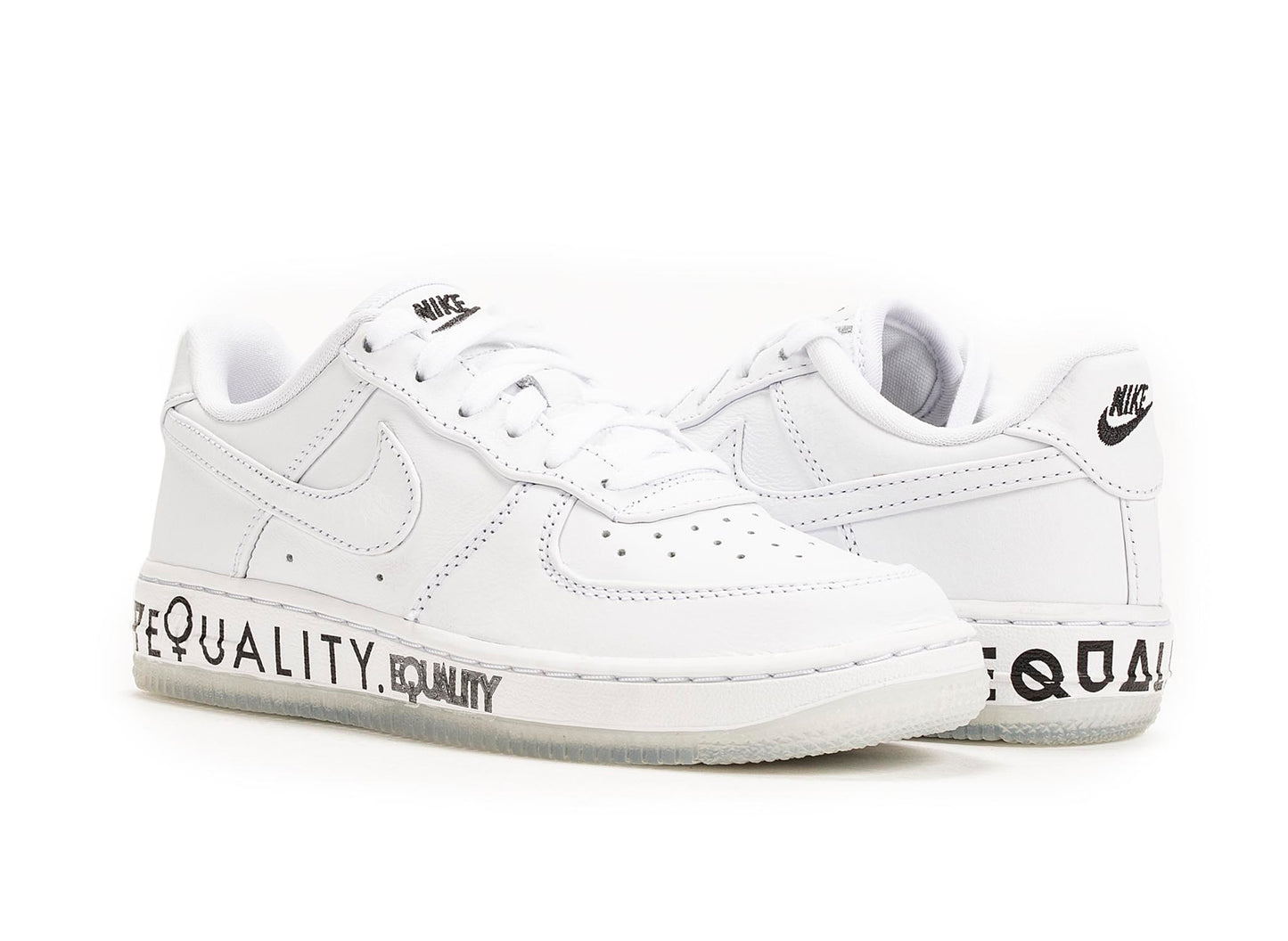 Nike Force 1 Equality Kids in White / Black