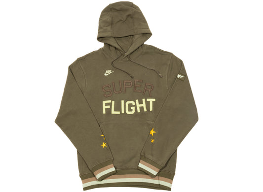 Nike Sportswear Club BB Stories Pullover Hoodie in Medium Olive