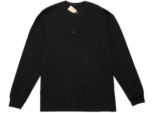 Nike Sportswear Premium Essentials L/S Tee in Black